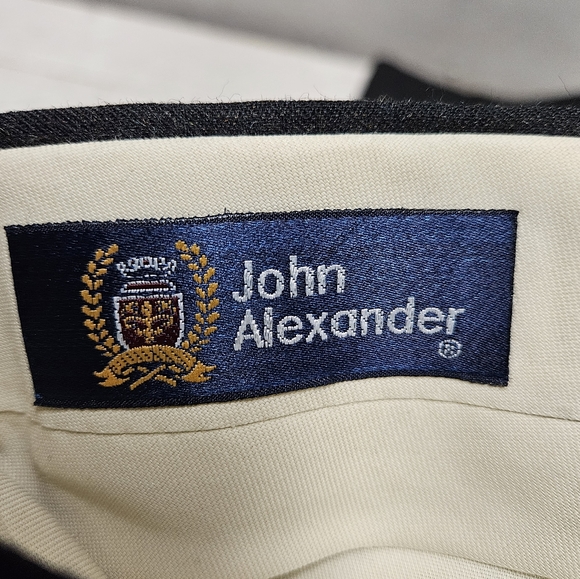 John Alexander charcoal grey 100% wool dress pants ~ mens 34x30 - Picture 8 of 11